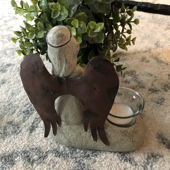 Hope/Love Praying Angel Candle Holders - Picture 7 of 8